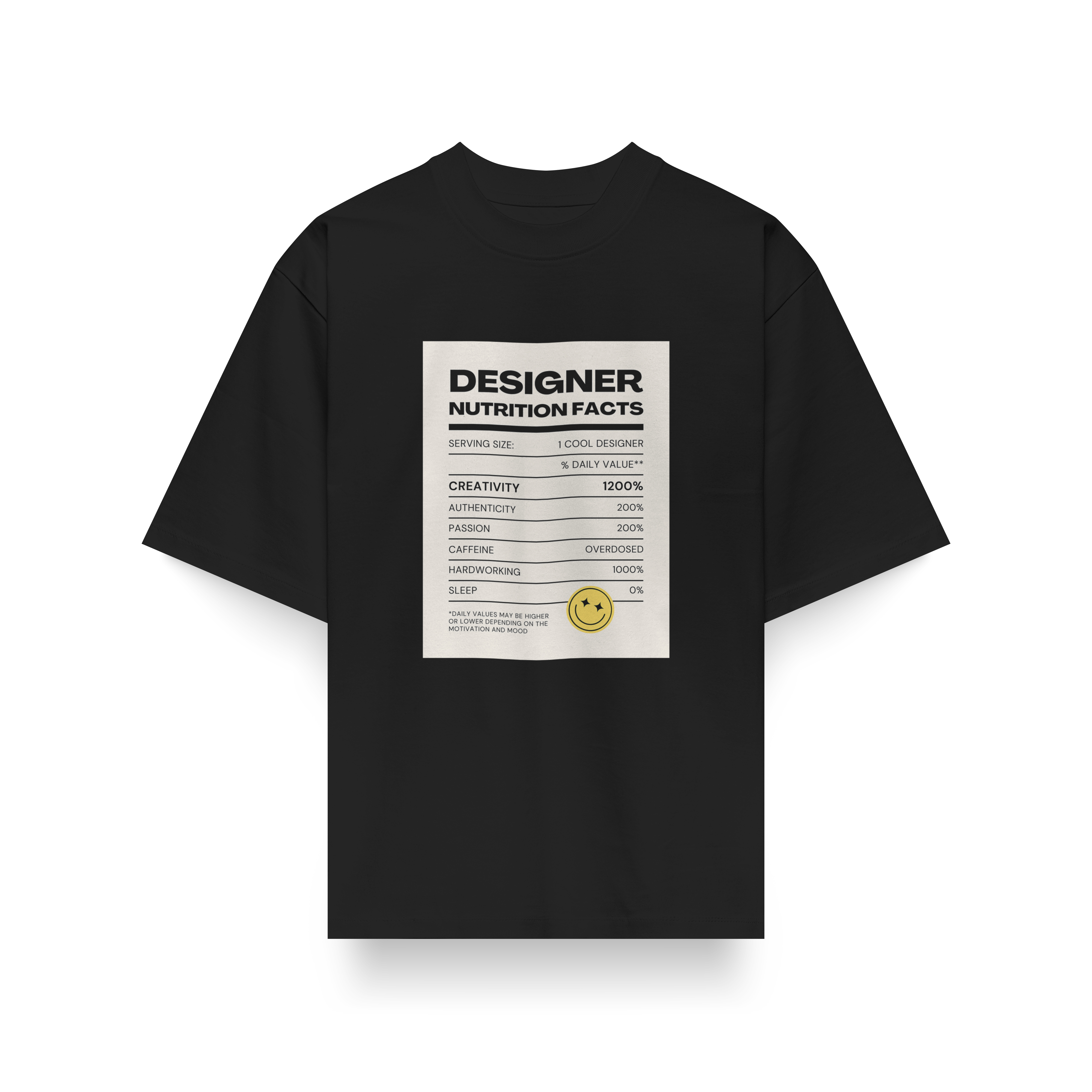 Hustle Label Oversized T-shirt