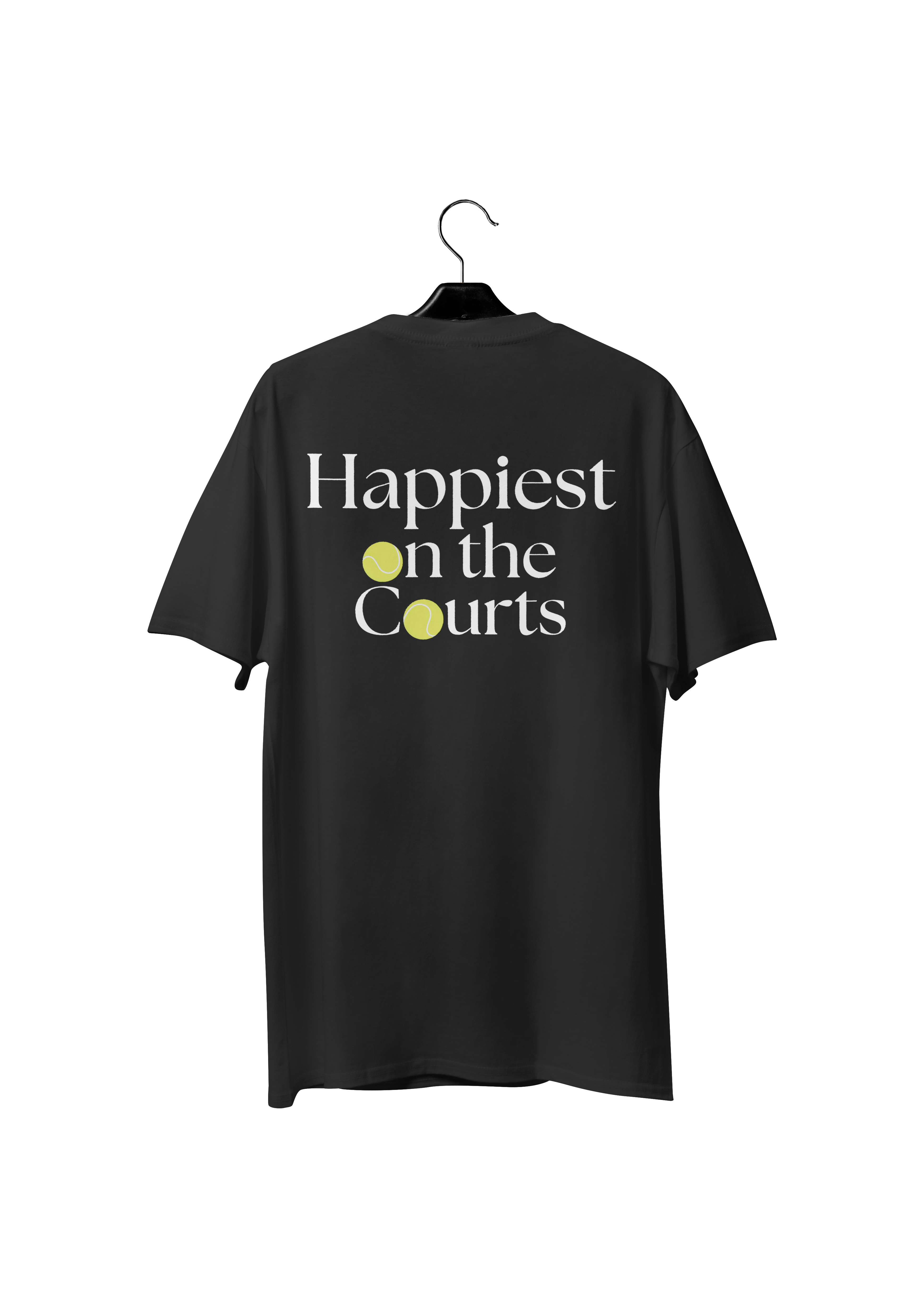 Happiest on the Courts Oversized T-shirt