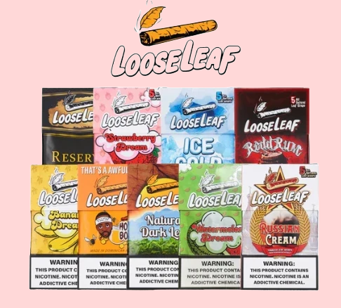 LooseLeaf Tobacco Wraps – Natural Leaf & Flavors