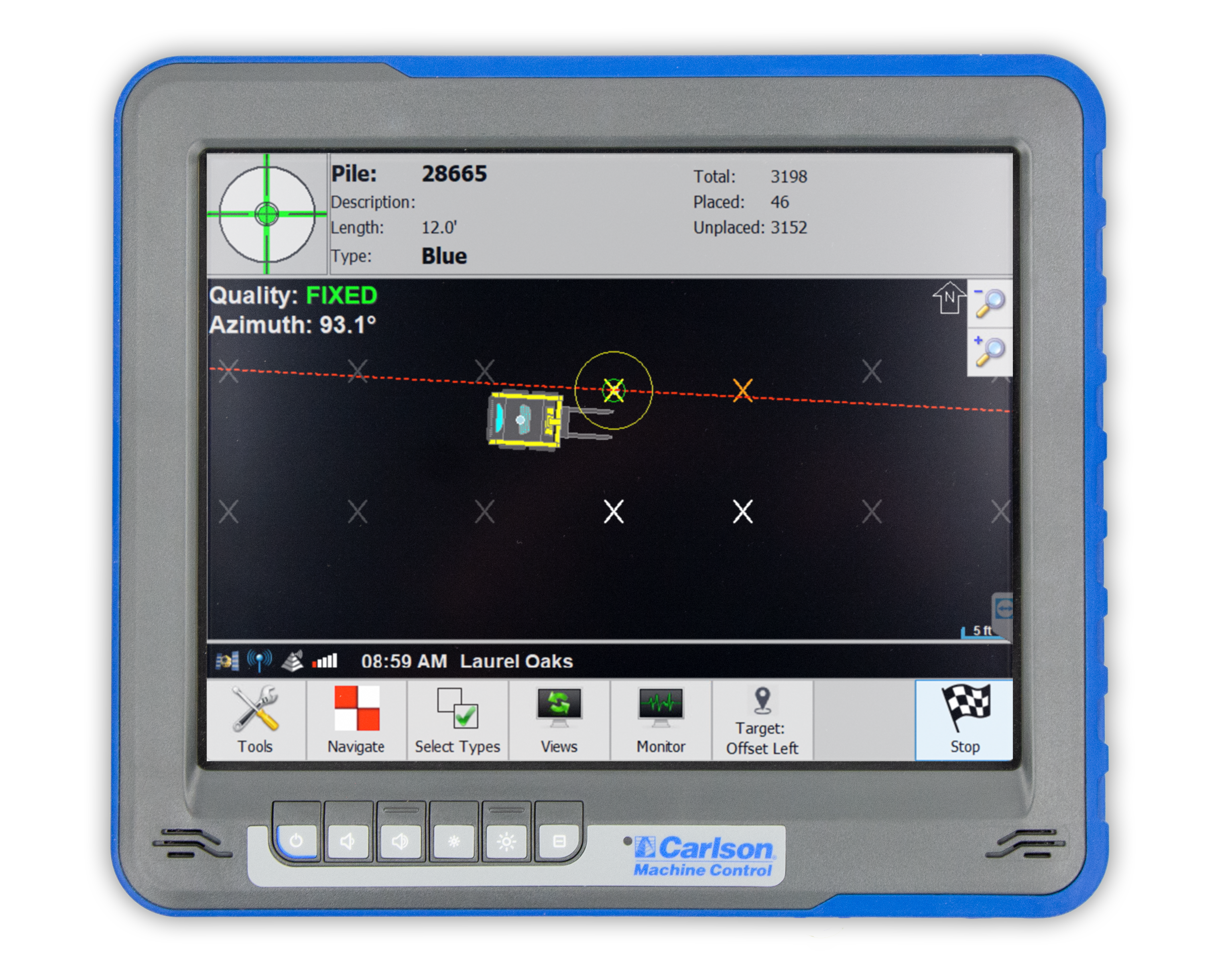 Carlson Pile Placement