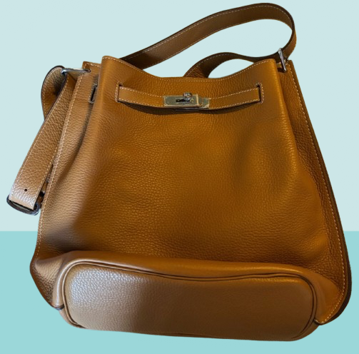 Hermès So Kelly Gold Leather size 26 Bag