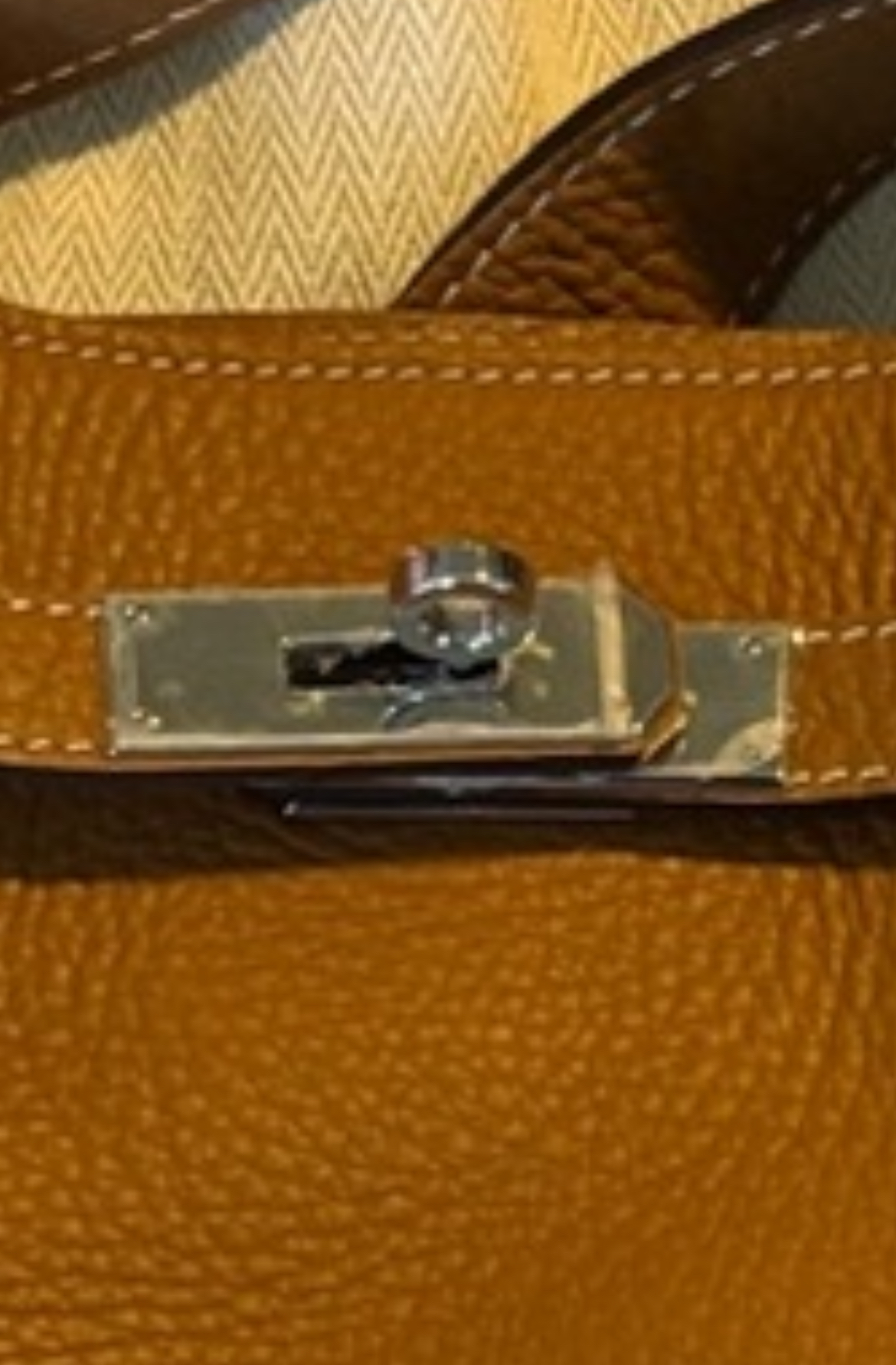 Hermès So Kelly Gold Leather size 26 Bag