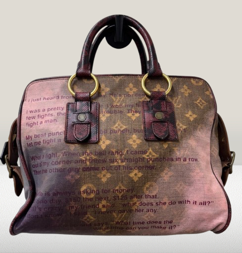 Louis Vuitton X Richard Prince Snakeskin Graduate Jokes Bag
