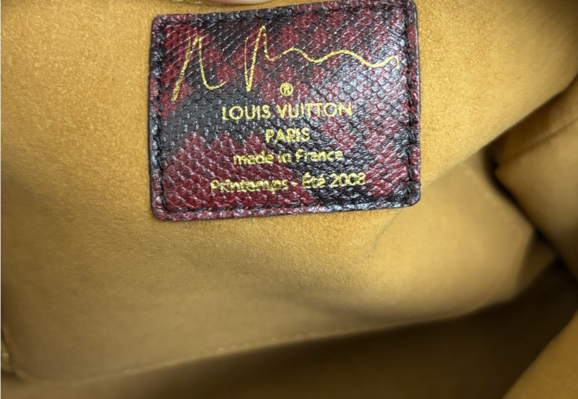 Louis Vuitton X Richard Prince Snakeskin Graduate Jokes Bag