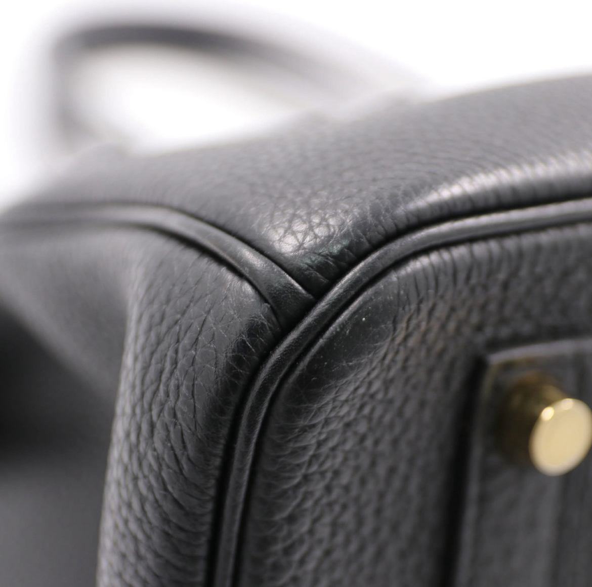 Hermes Black Togo Birkin 35 Bag