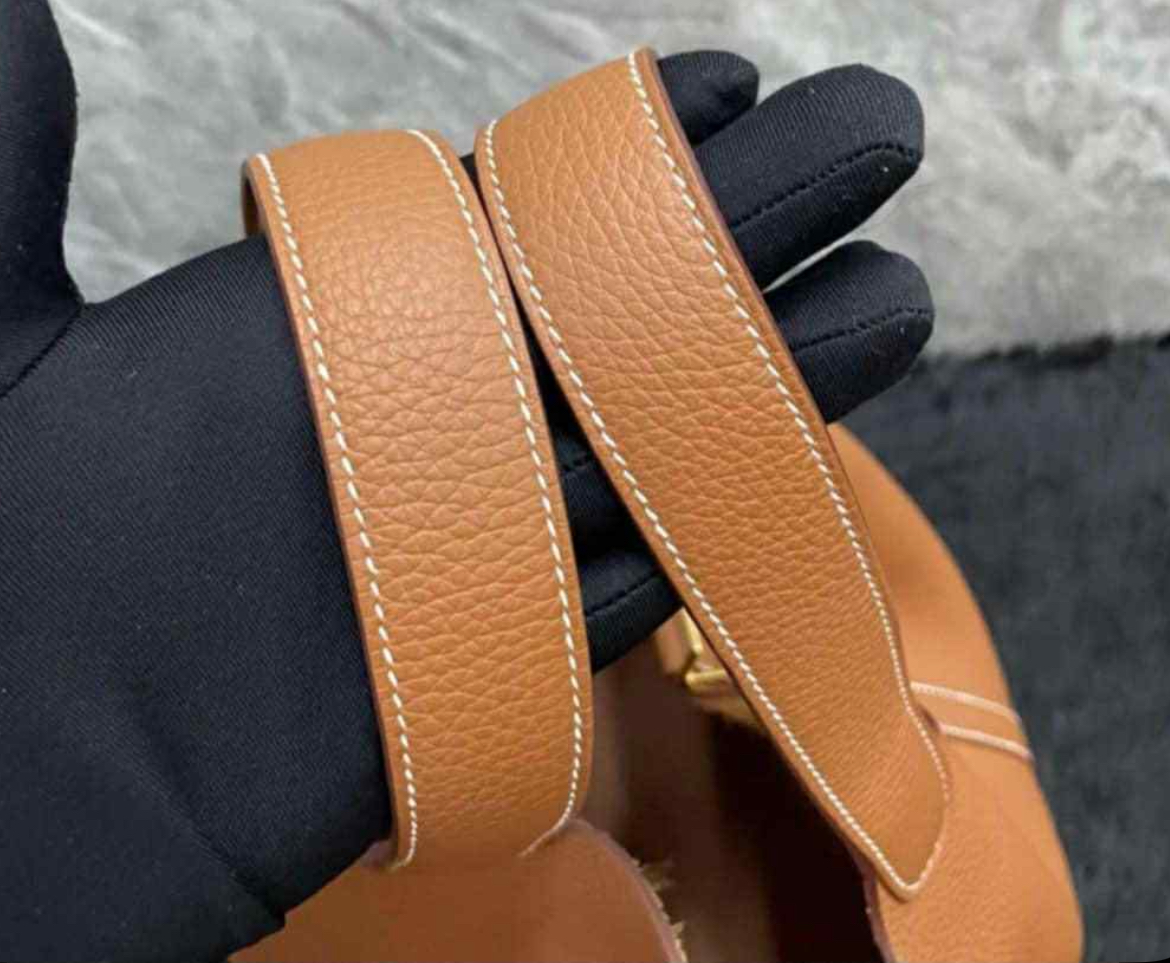 Hermes Gold Togo Leather Picotin 22 Handbag
