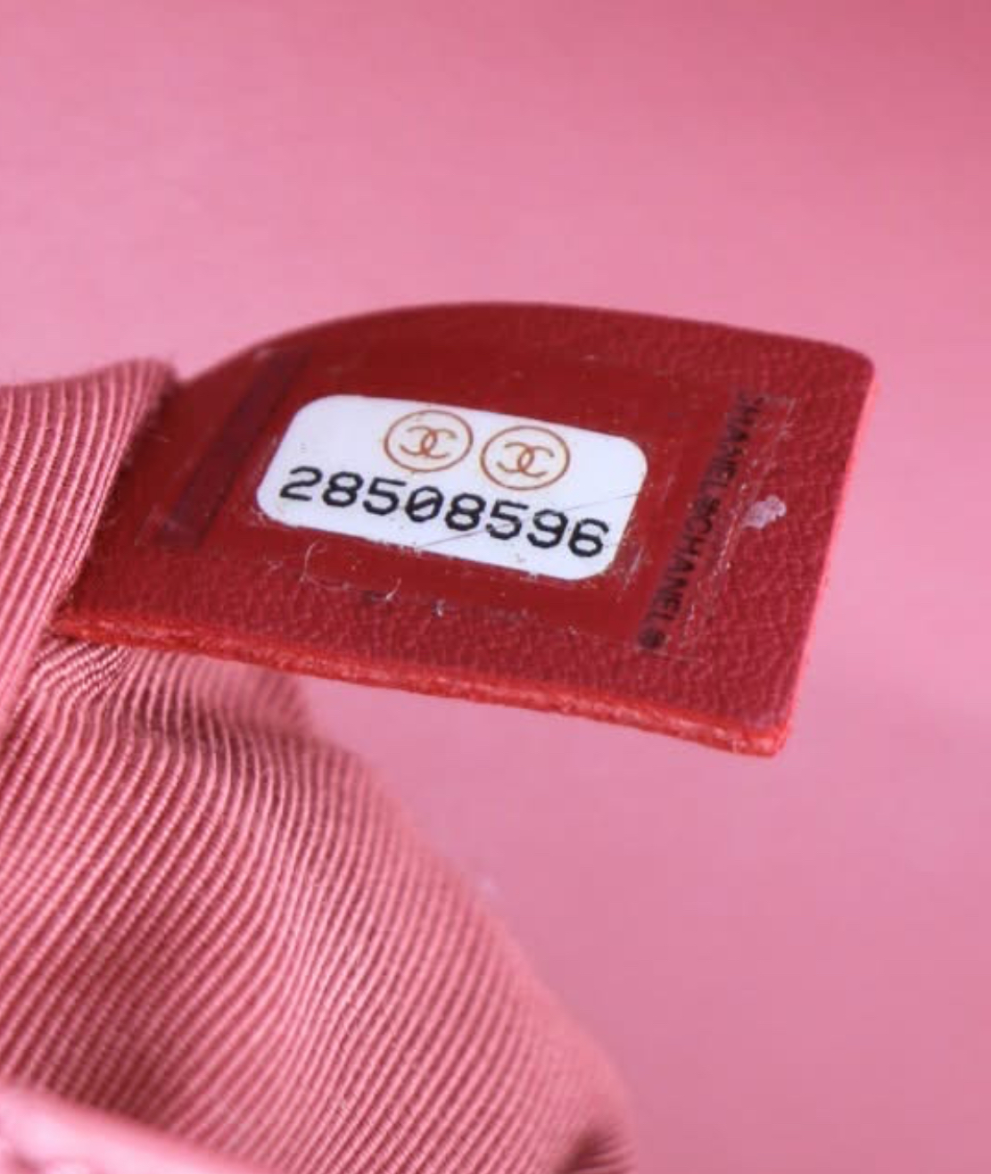 Chanel Pink Leather Small Flap Bag