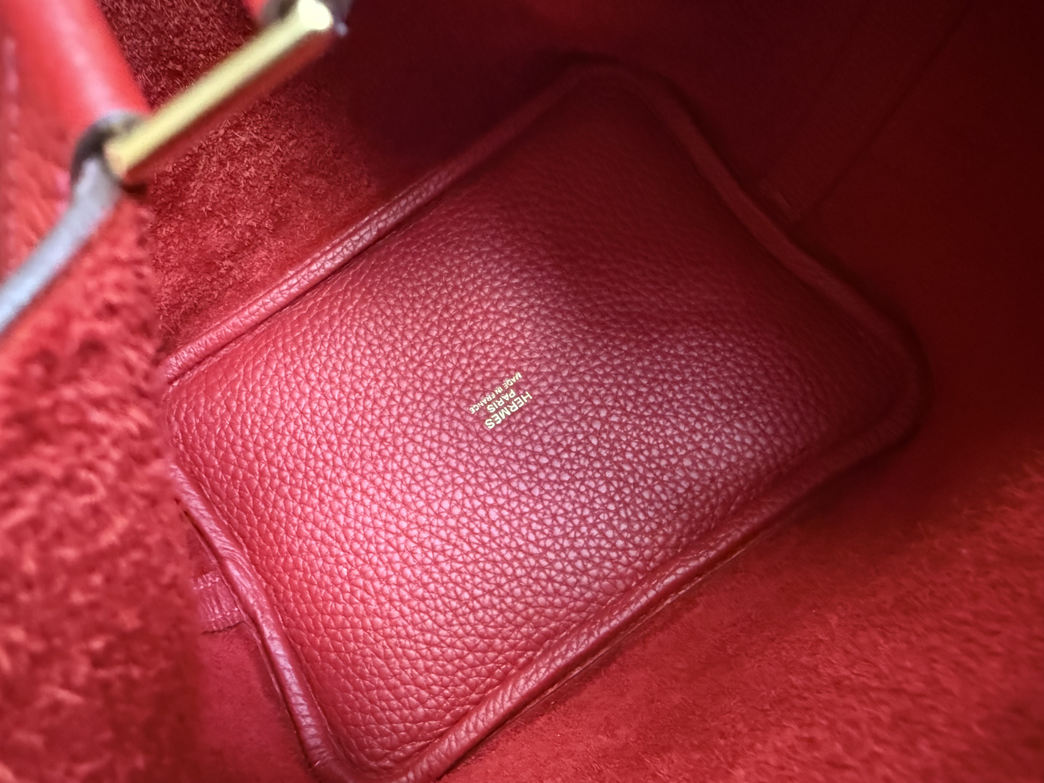 Hermes Rouge Casaque Red Picotin 18 Handbag 