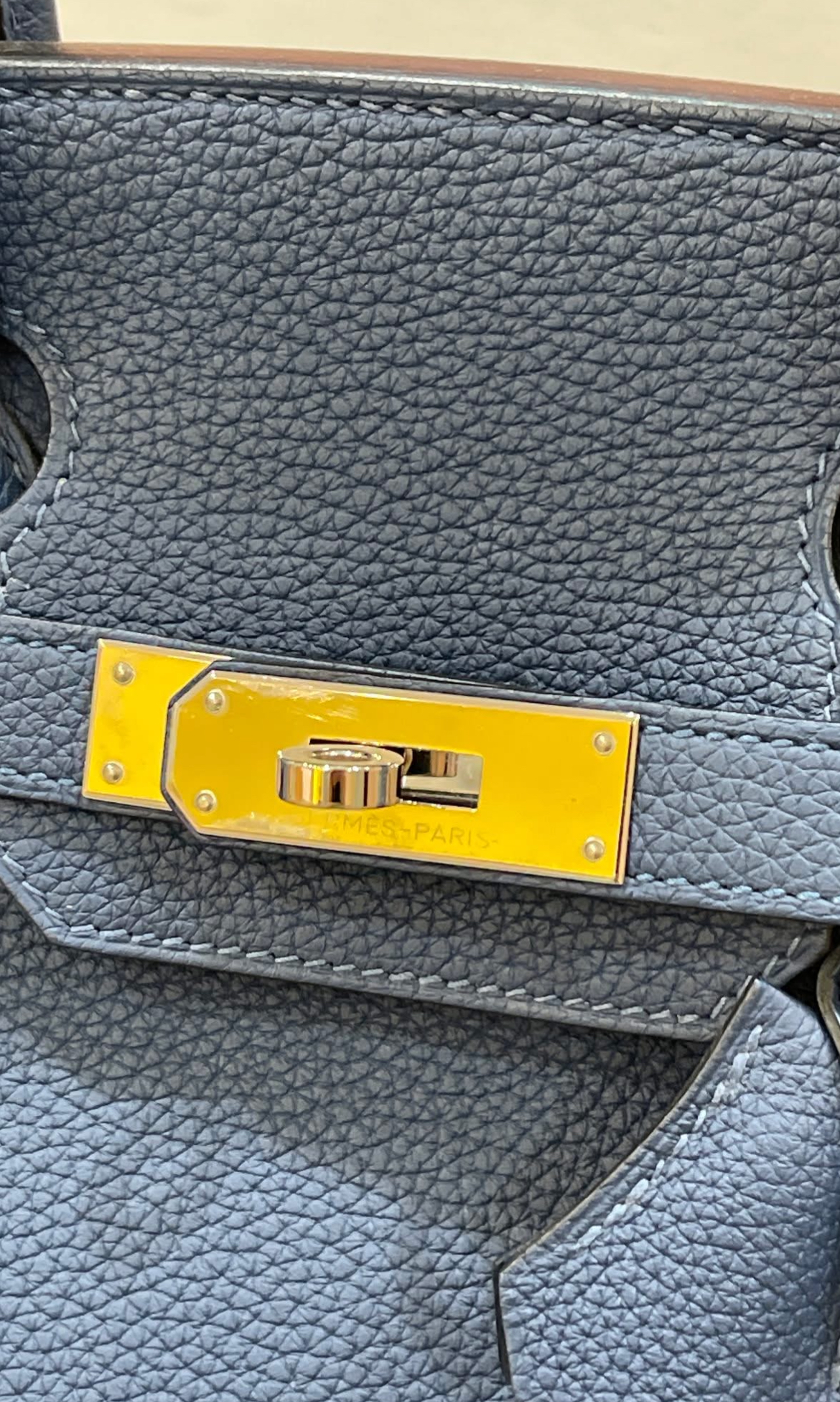 Hermes Bleu Nuit Togo 30cm Birkin Bag