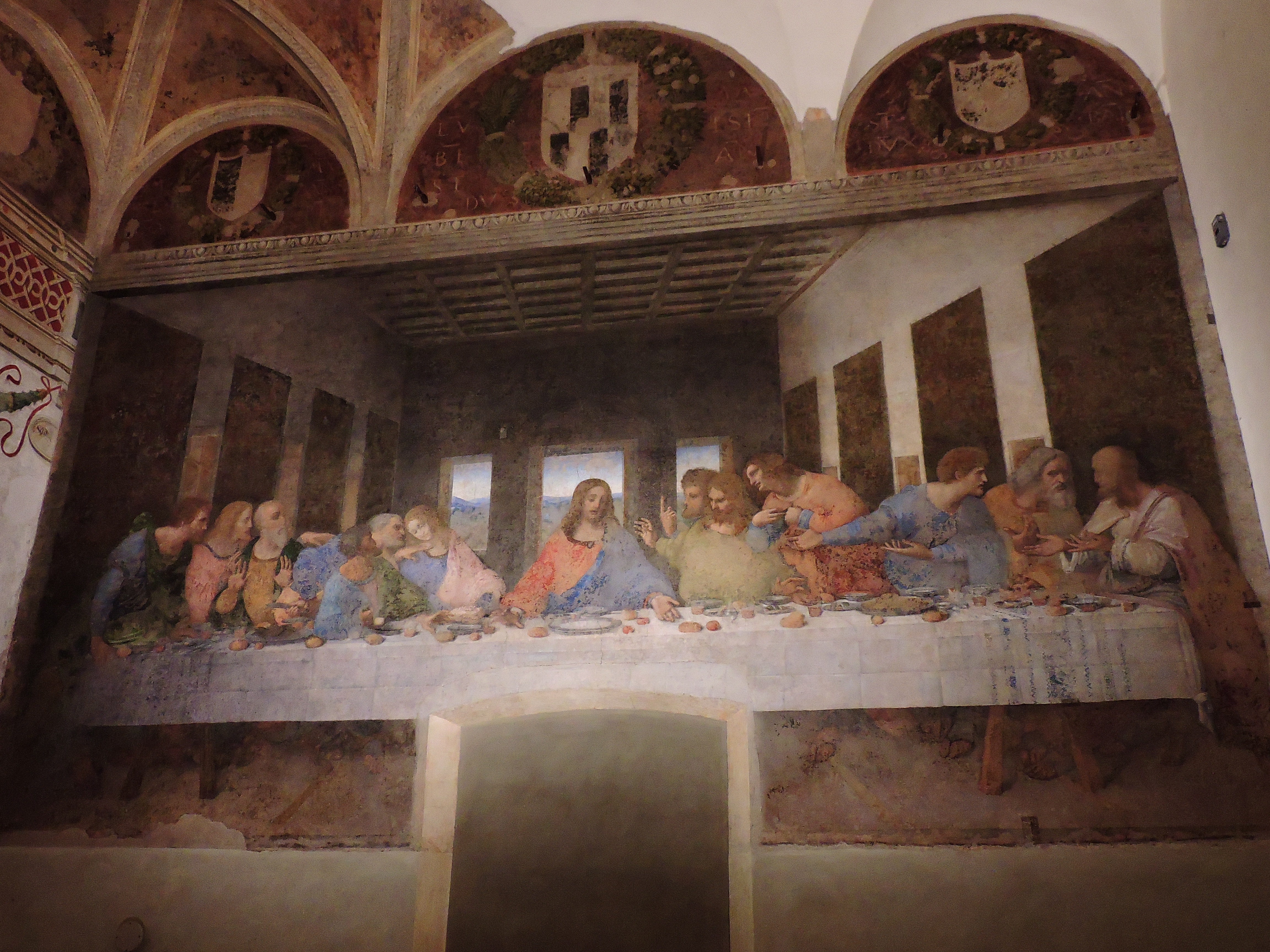 solitude at Leonardo’s Last Supper, Cenacolo Vinciano Museum