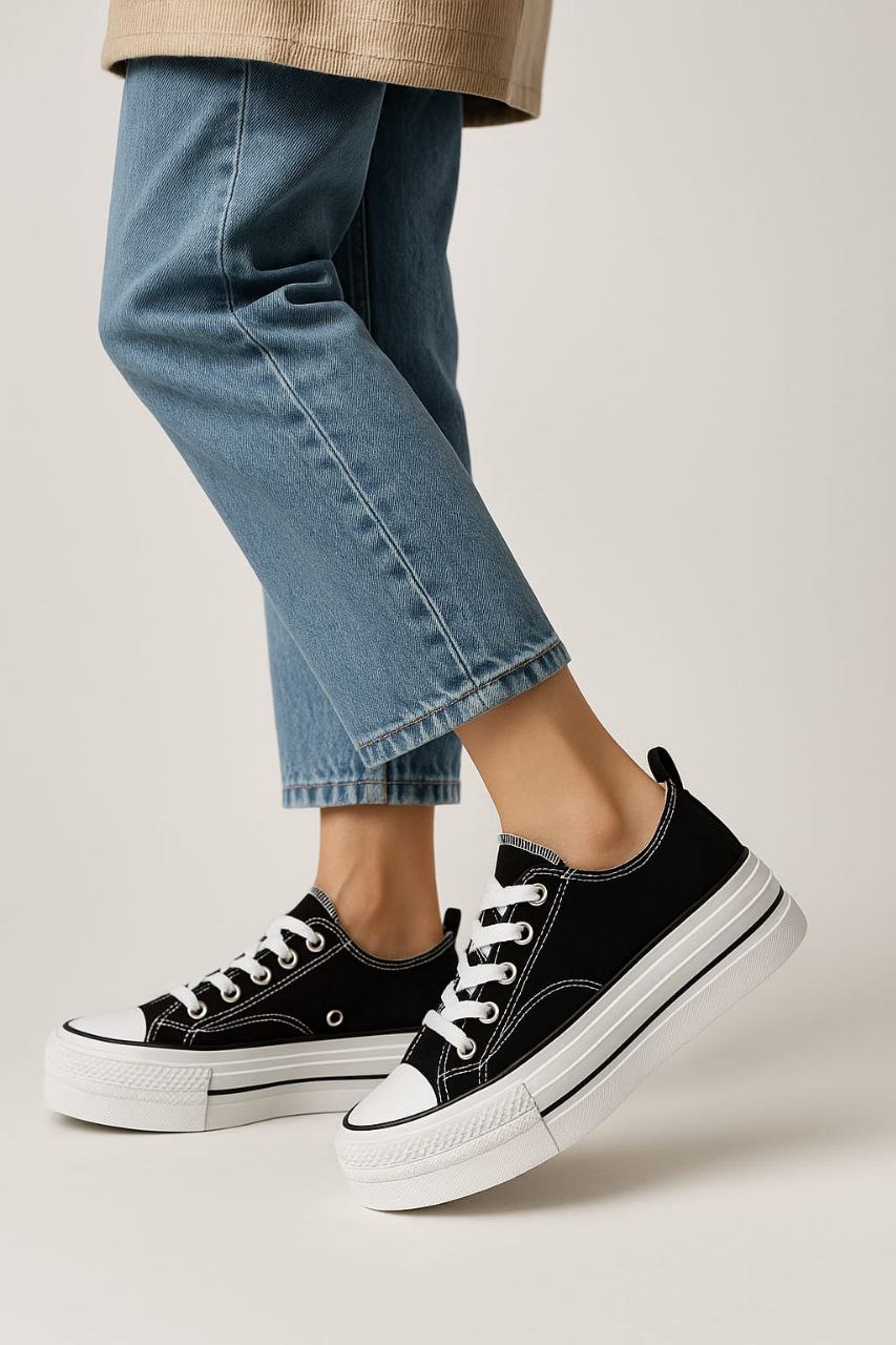 LONA DAMA DOBLE PLATAFORMA