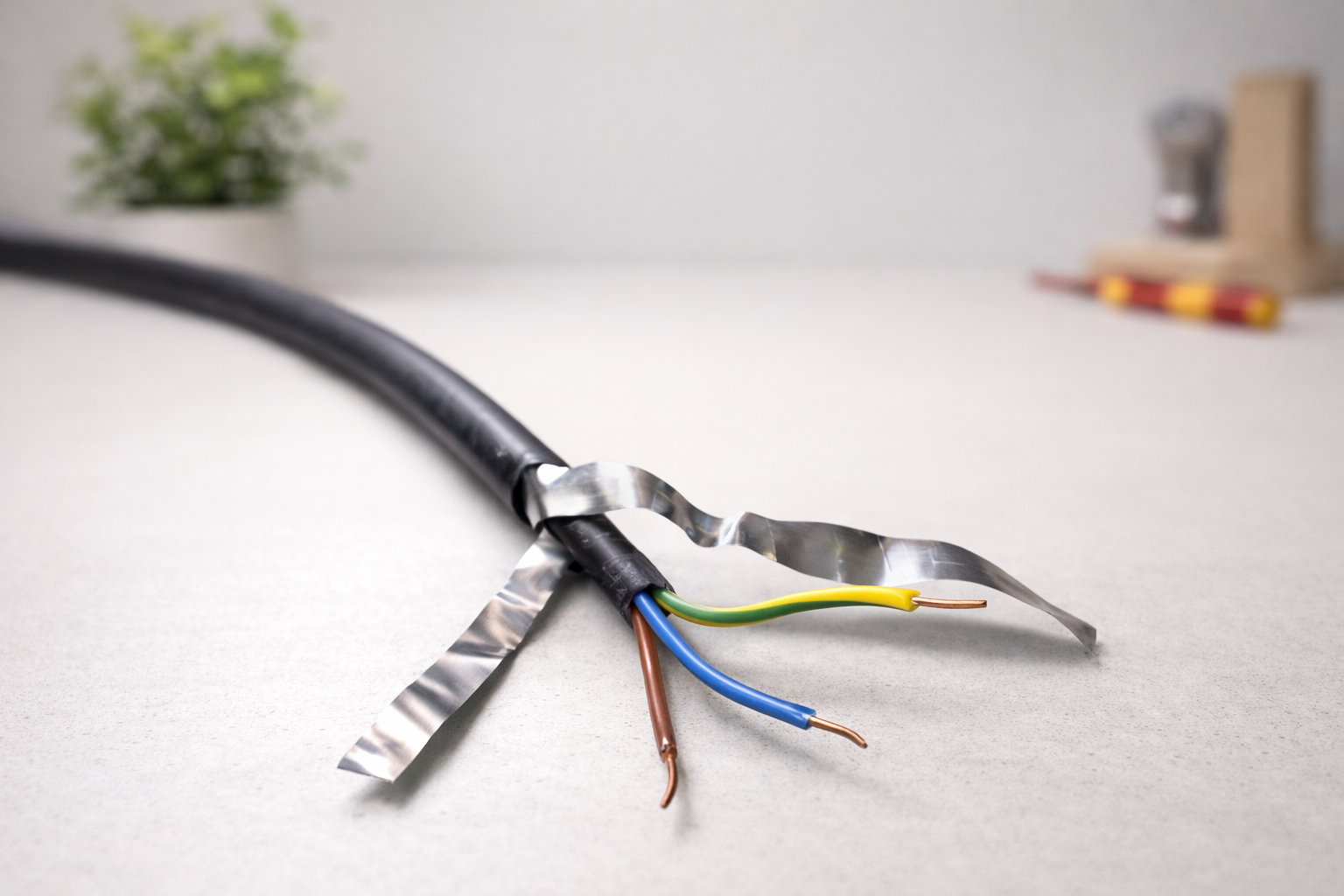 Câble blindé (armé) rigide 2F3x1.5