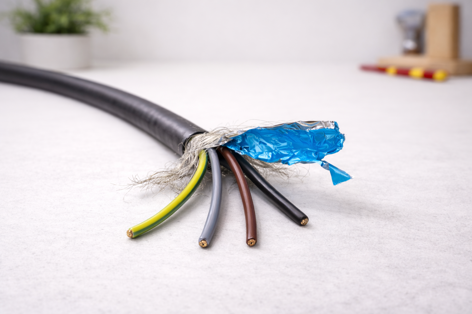 Câble blindé souple 4G1.5