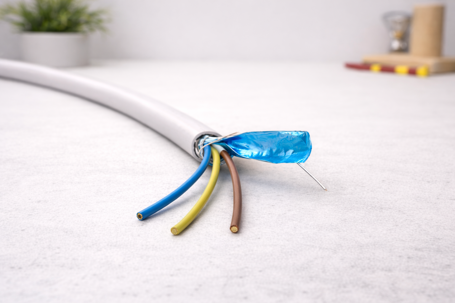 Câble blindé souple 3X1.5