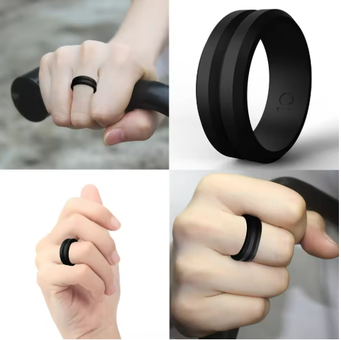 Black Silicone Ring