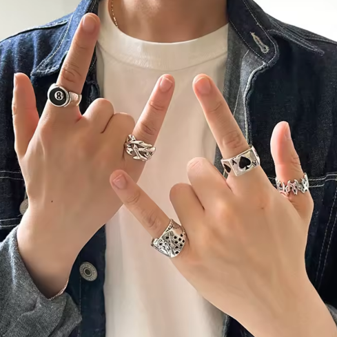 Set of Fashion Rings