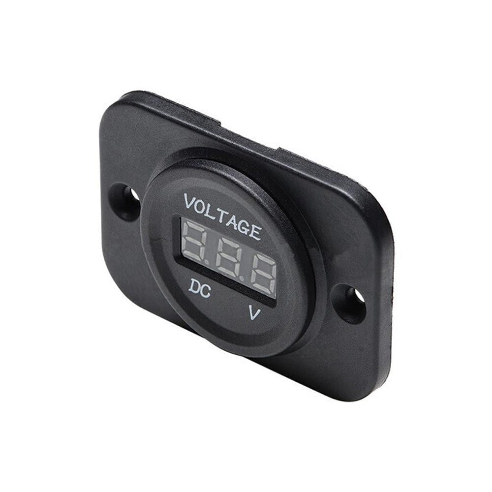 Akü Voltaj Göstergesi Dijital Voltmetre 12v/24v
