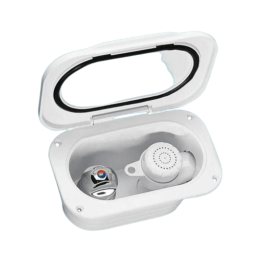 Nuova Rade Dış Duş Seti Kapaklı Soğuk Ve Sıcak