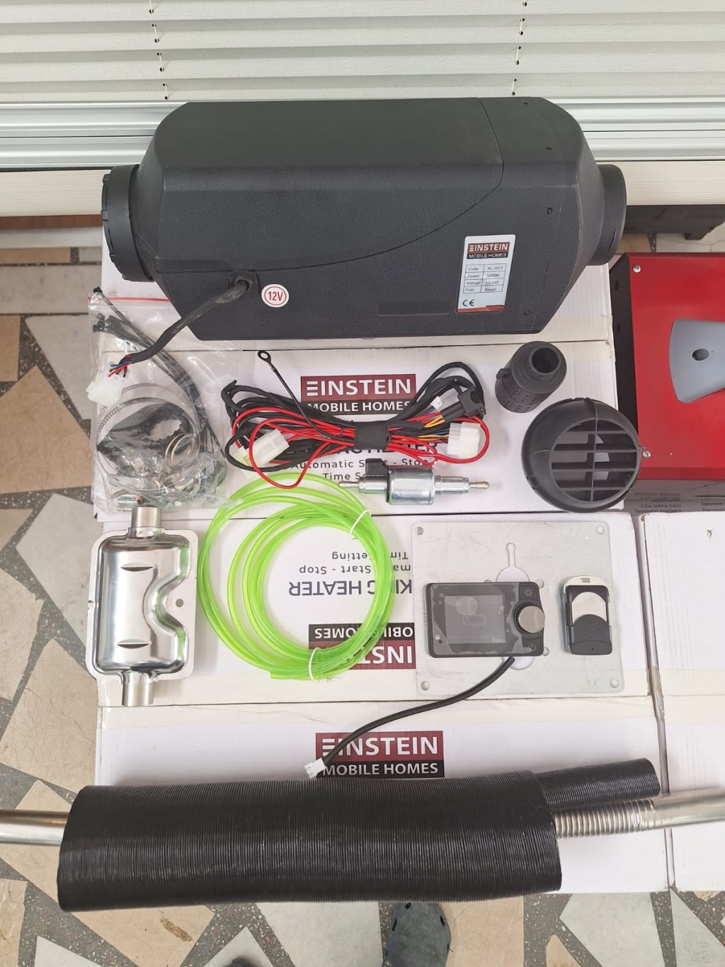 Einstein Webasto Muadili Dizel Isıtıcı 5kw 12 Volt Sabit Tip