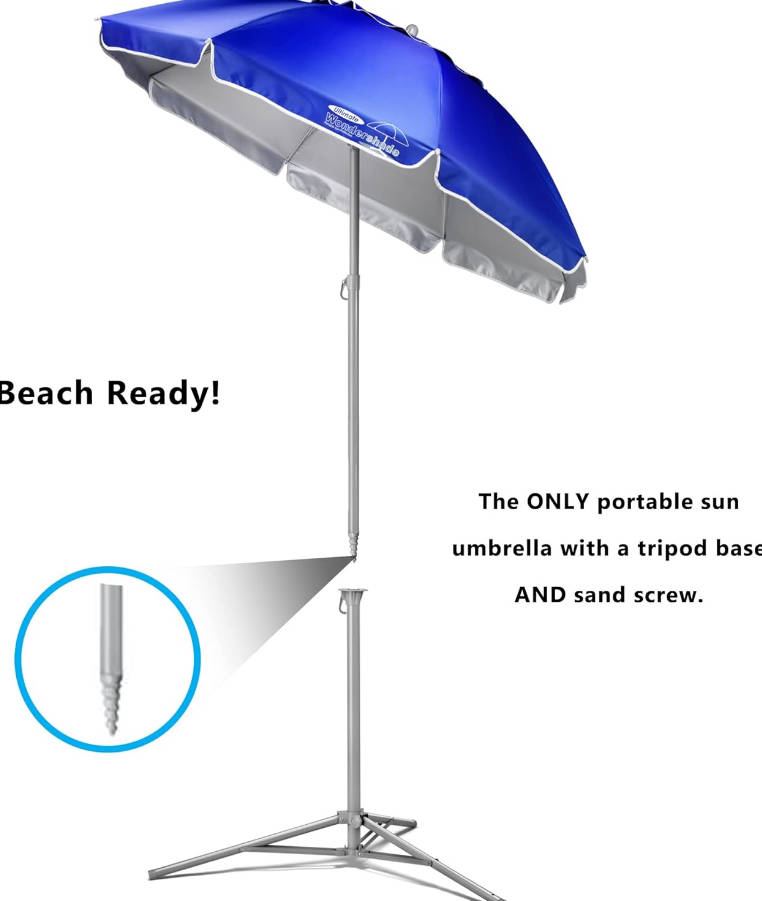 Ultimate Portable Sun Shade Umbrella for Instant Lightweight and Adjustable Sun Protection - Blue