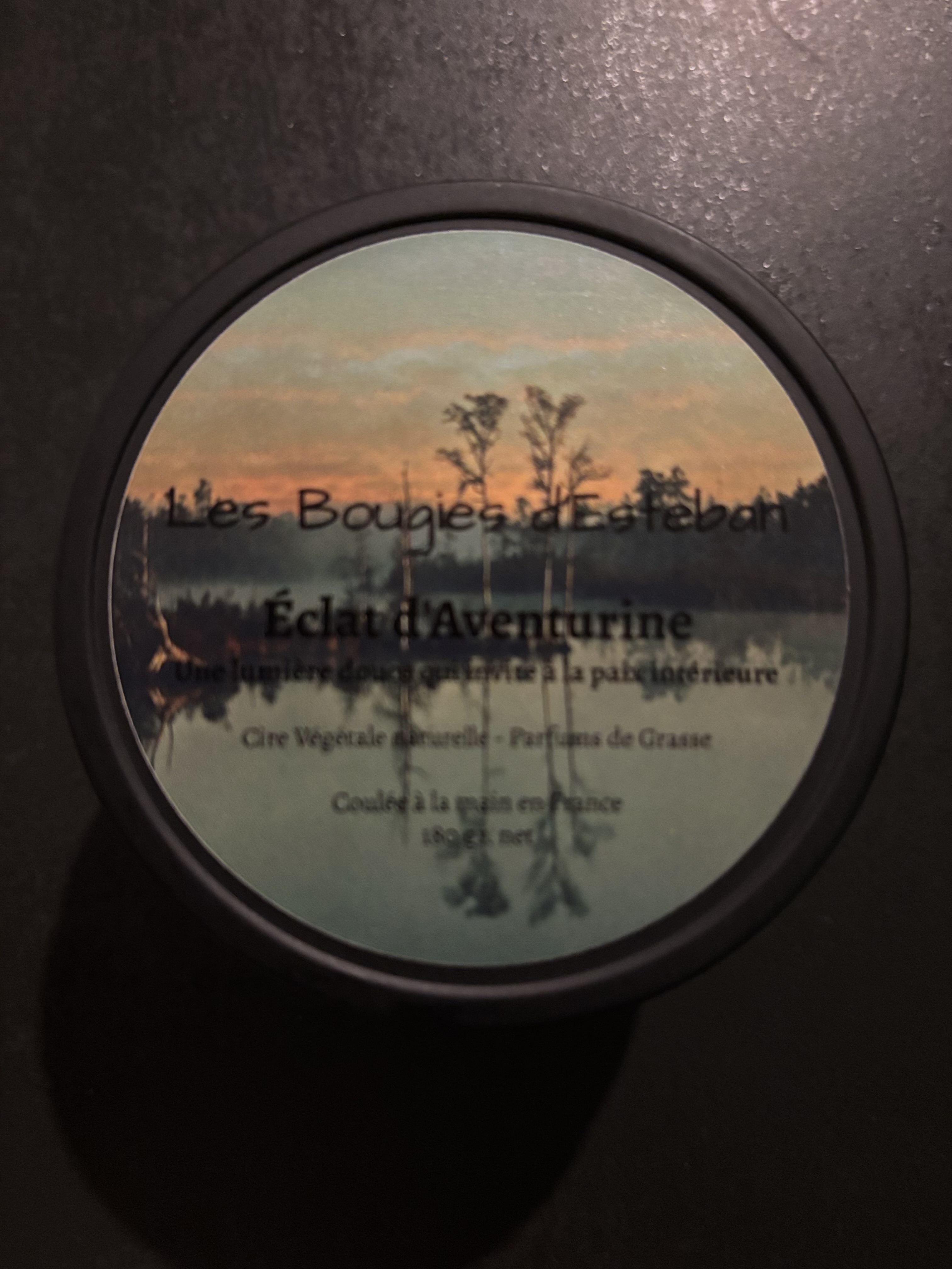 Bougies Eclat d'Aventurine