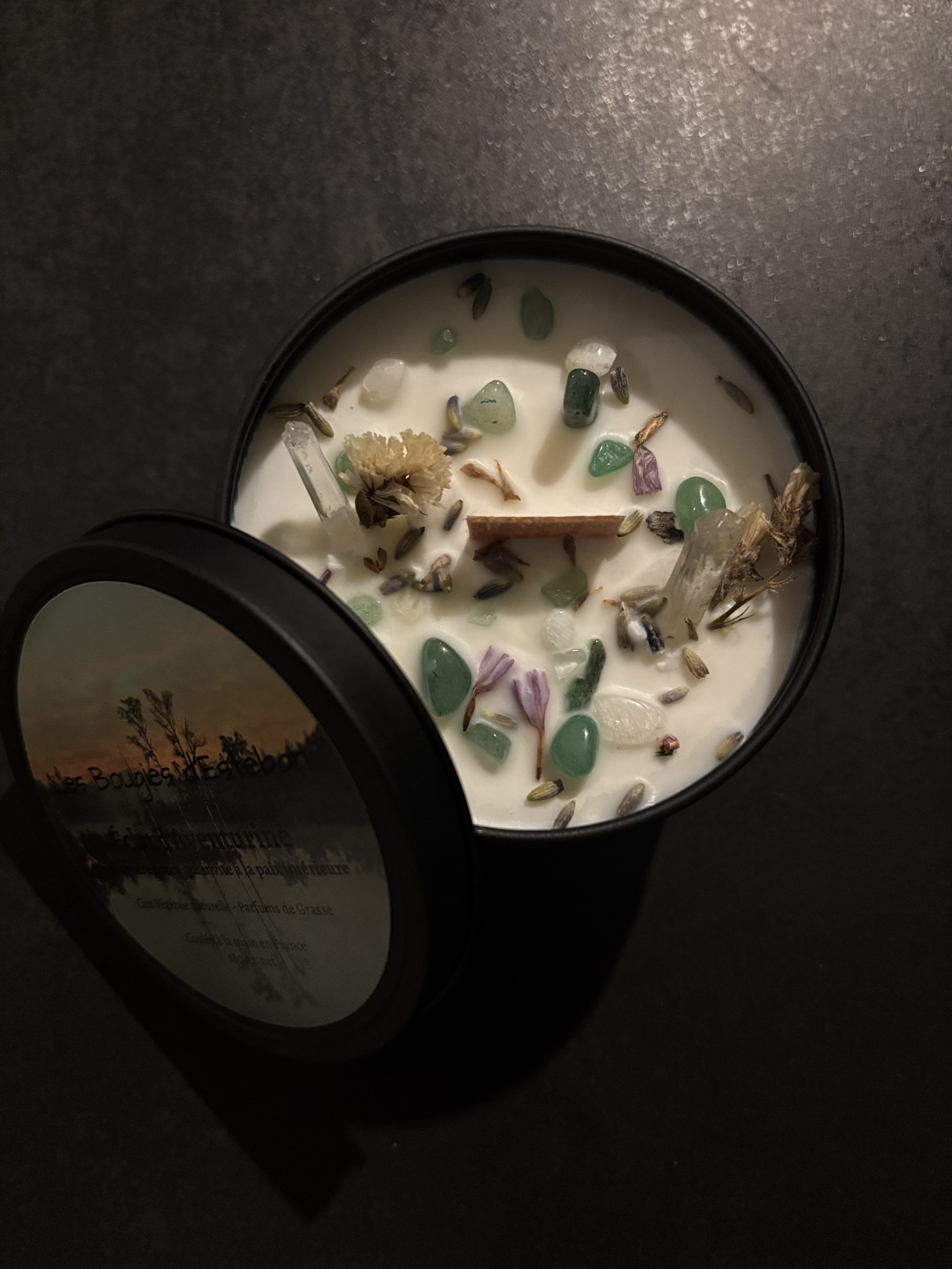 Bougies Eclat d'Aventurine