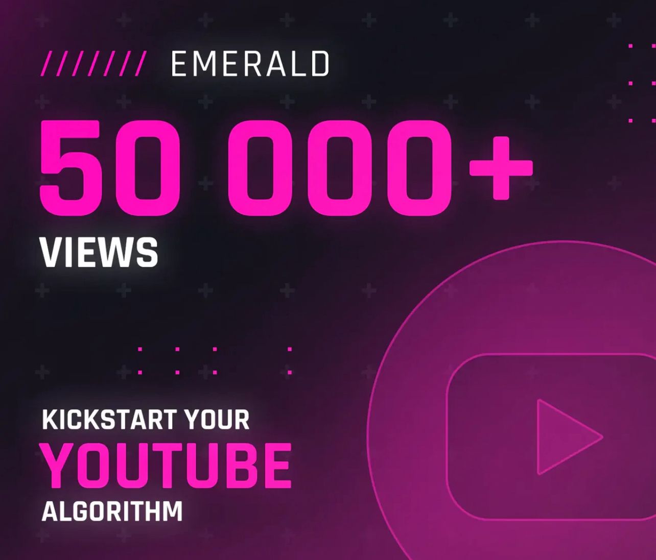 YouTube Marketing - Emerald (50,000 + Ad Views)