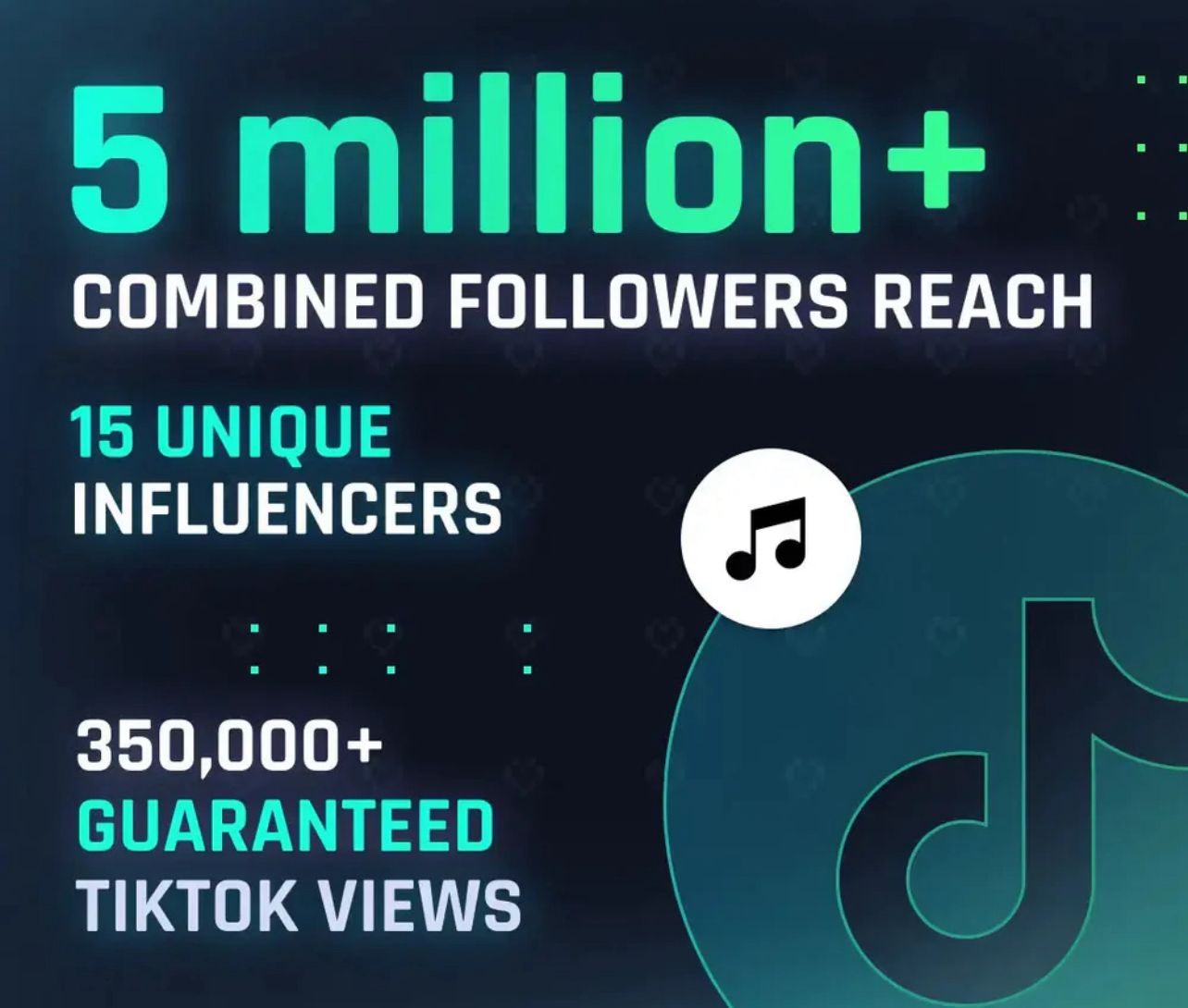 15x TikTok Influencers SoundCampaign (5million+ Followers Reach)