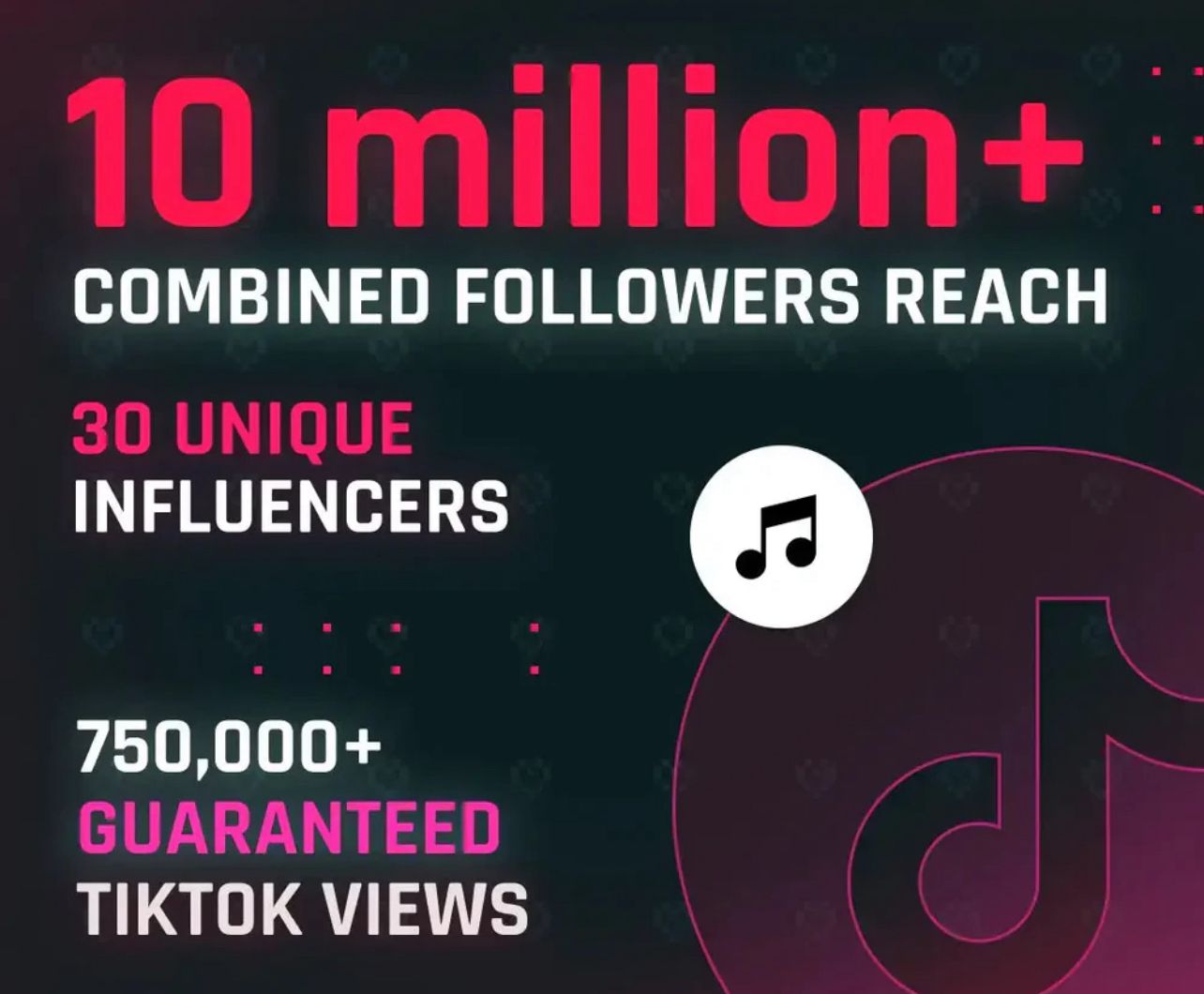 30x TikTok Influencers SoundCampaign (10million+ Followers Reach)