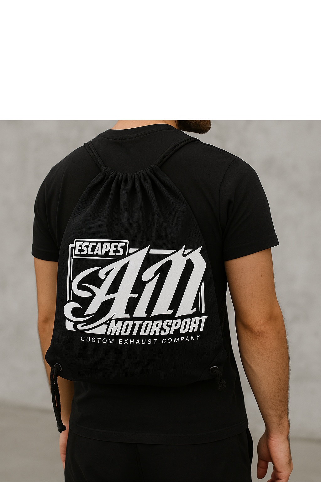 Mochila tipo saco Escapes AM Motorsport