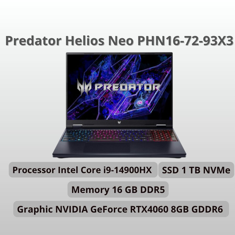 Predator Helios Neo PHN16-72-93X3