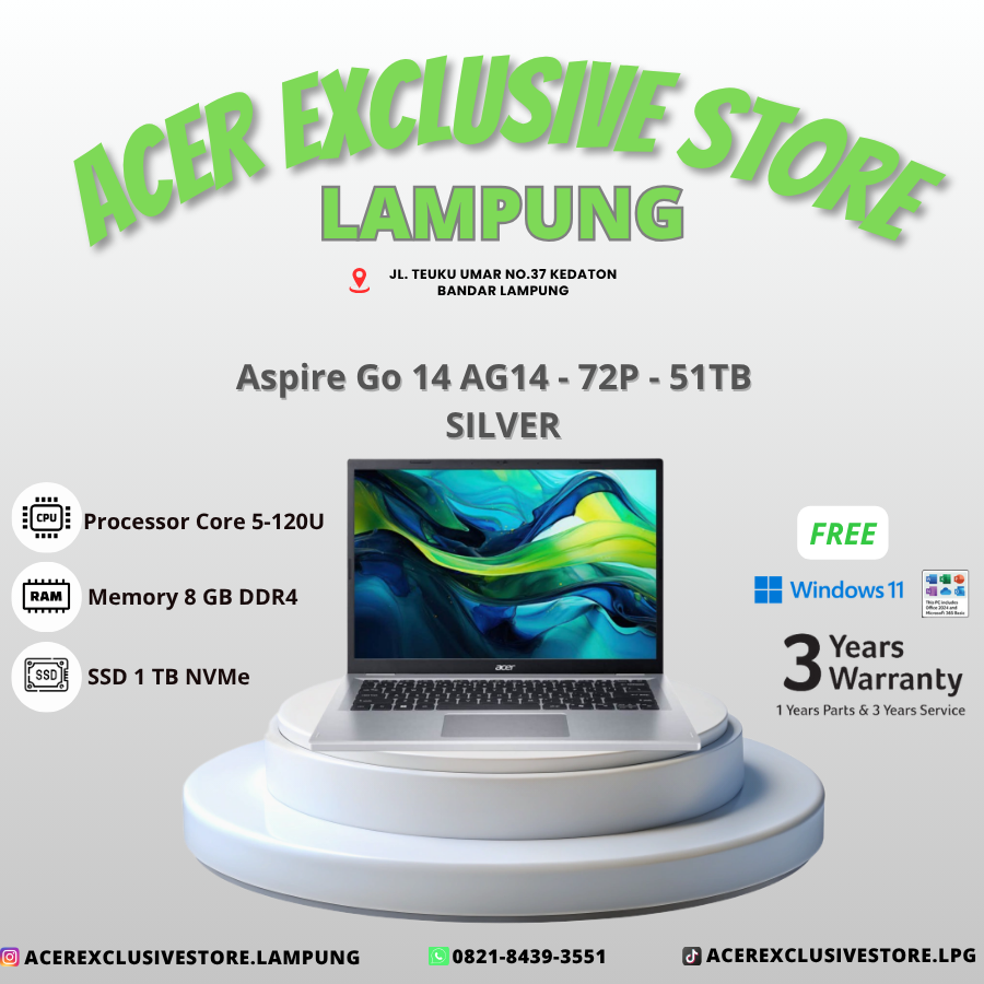 Aspire Go 14 AG14 - 72P - 51TB  