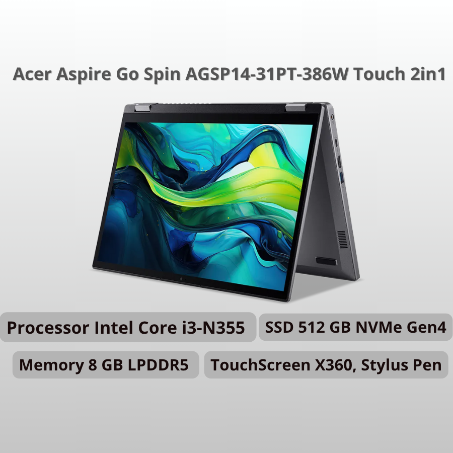 Acer Aspire Go Spin AGSP14-31PT-386W Touch 2in1