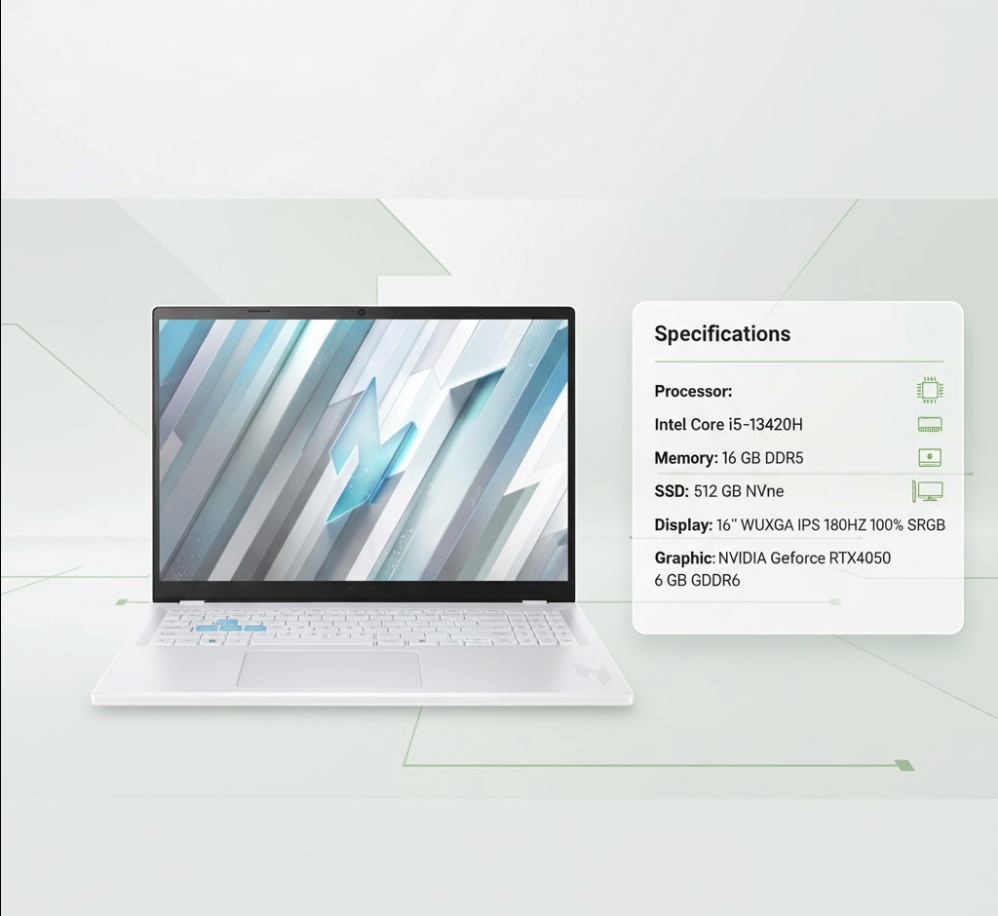 Acer Nitro Lite NL16 71G 55VC