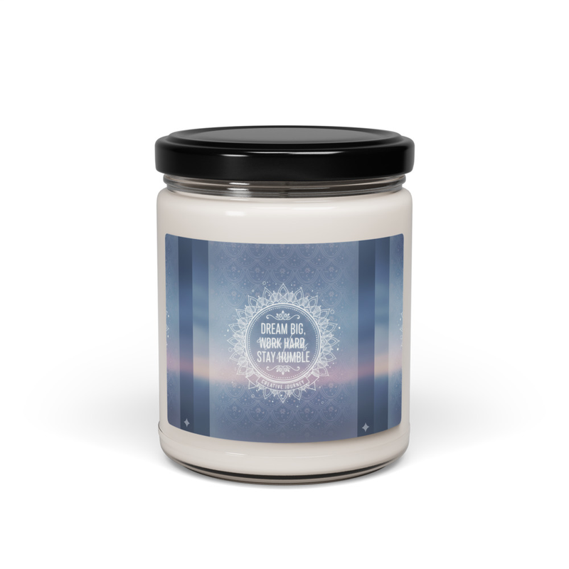 Scented soy candle
