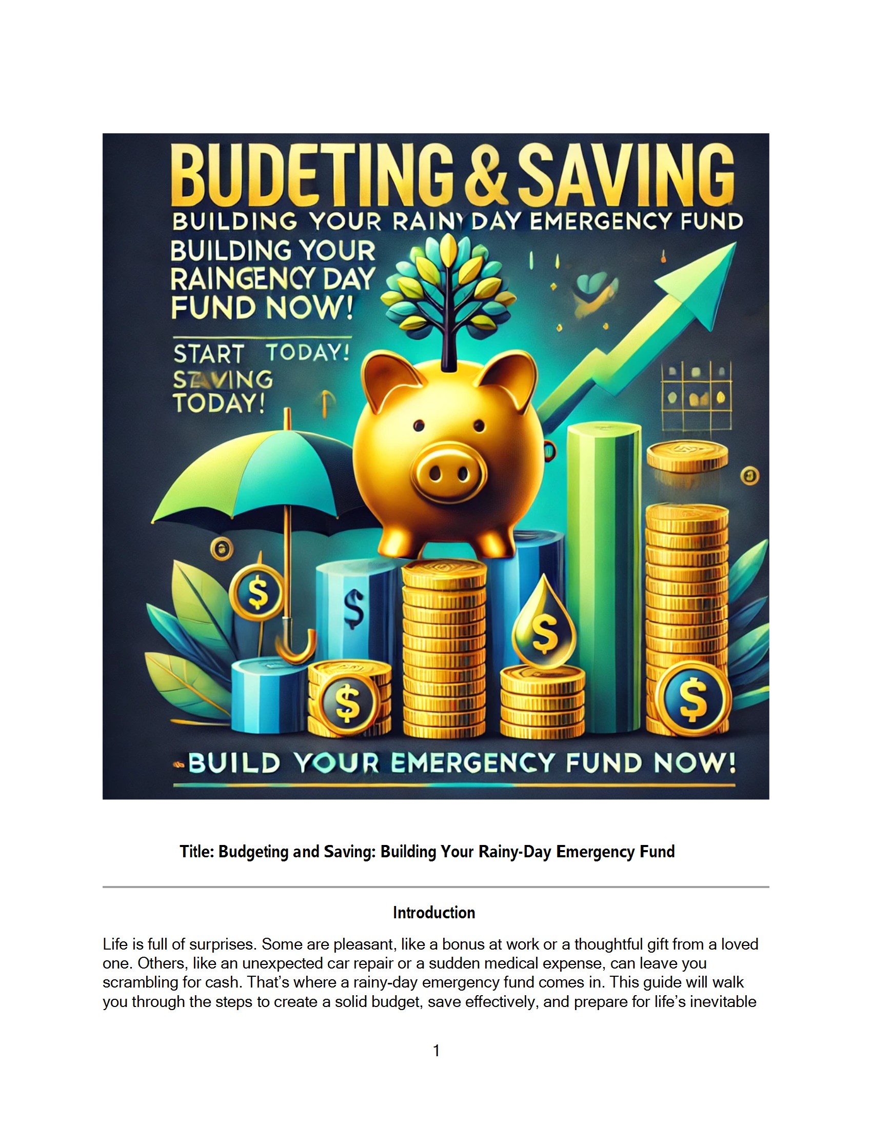 Budgeting and Saving Building Your Rainy-Day Emergency Fund_Jan 26 2025.
