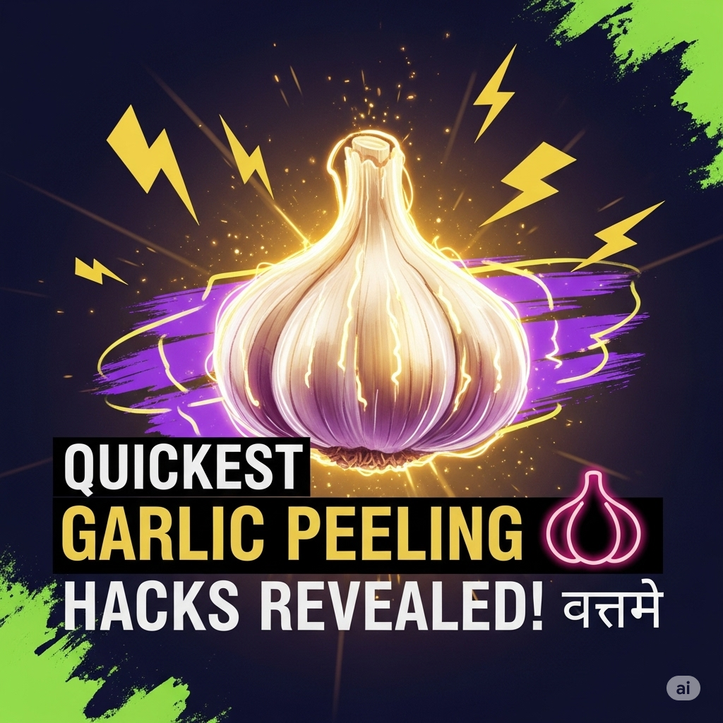 Quickest Garlic Peeling Hacks Revealed! 🧄⚡