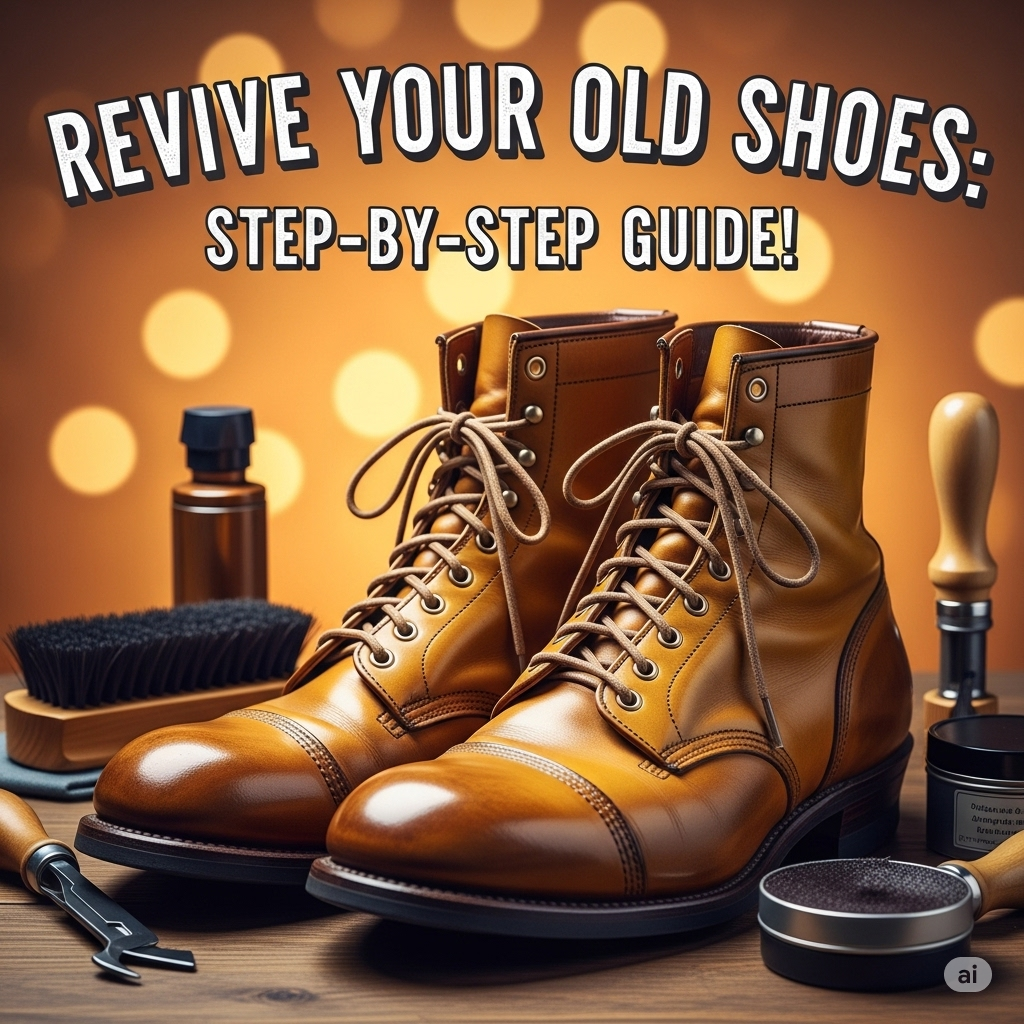 👟Revive Your Old Shoes: Step-by-Step Guide!✨