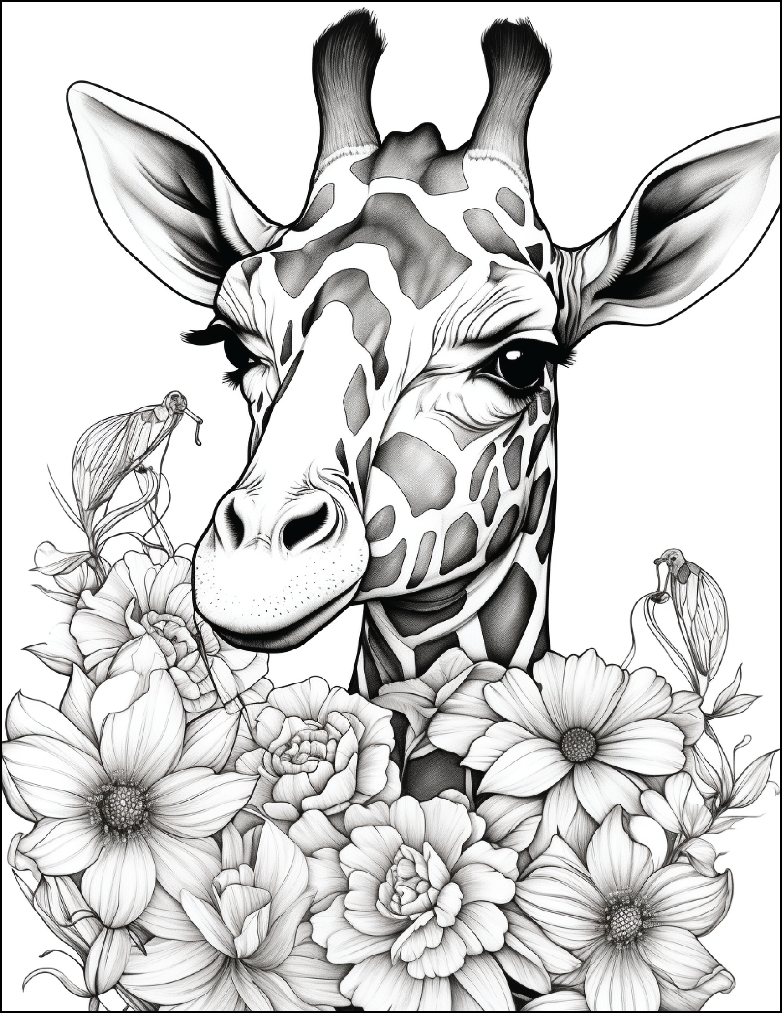 Floral-Safari-Animals: Where Nature’s Beauty Meets Wild Adventure!