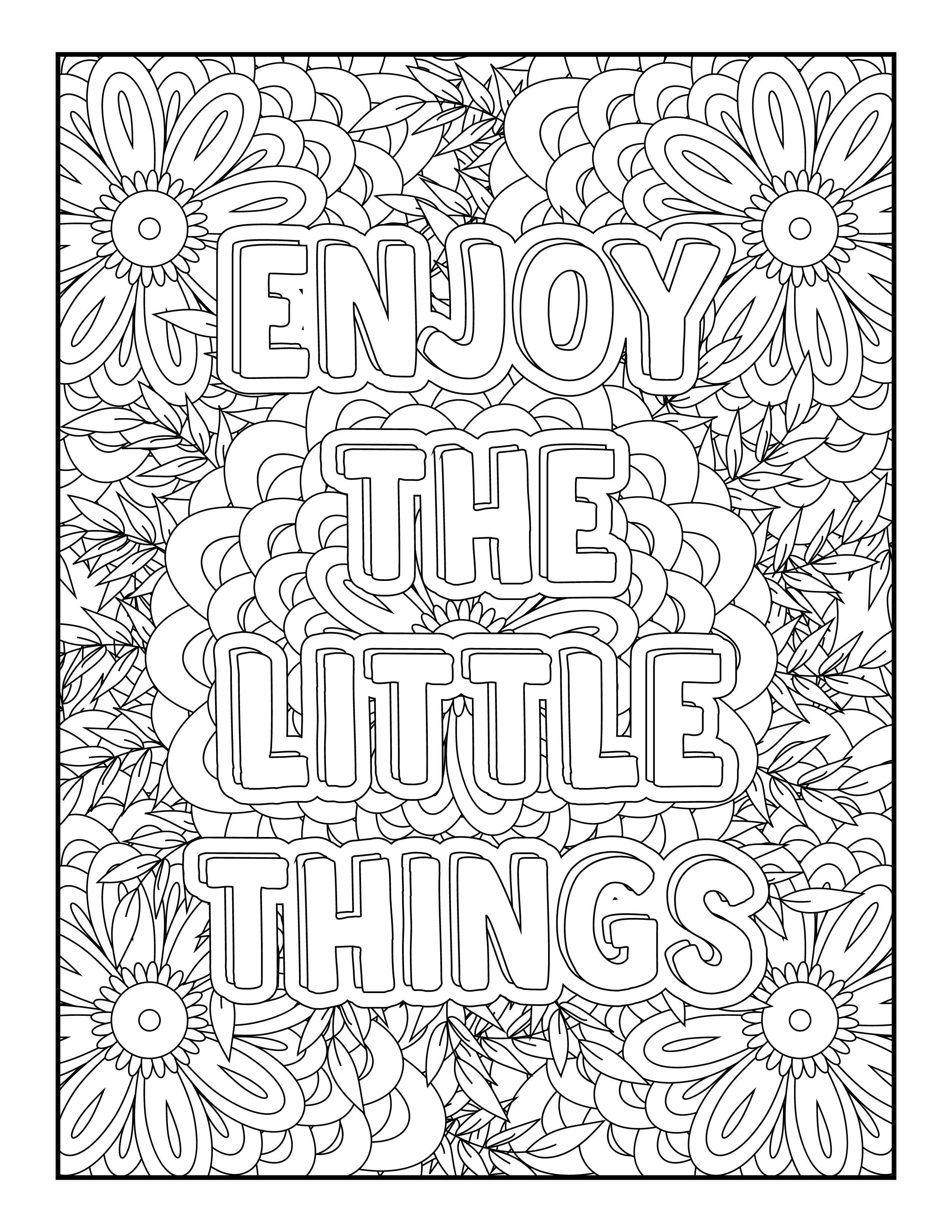 Mindful Coloring: A Therapeutic Stress-Relief Coloring Book for Adults