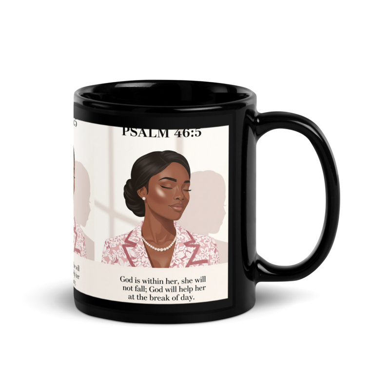 Black Glossy Mug