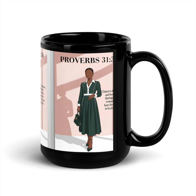 Black Glossy Mug