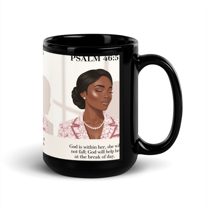 Black Glossy Mug