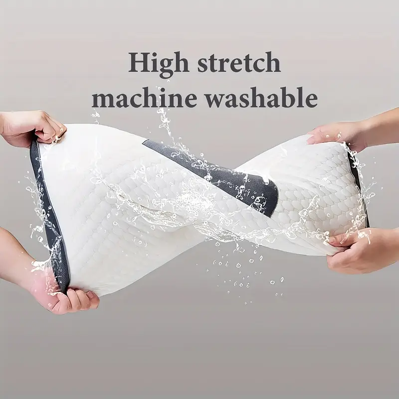 Ultimate Comfort Duo: 2 Soft Woven Neck Support Pillows for Couples!