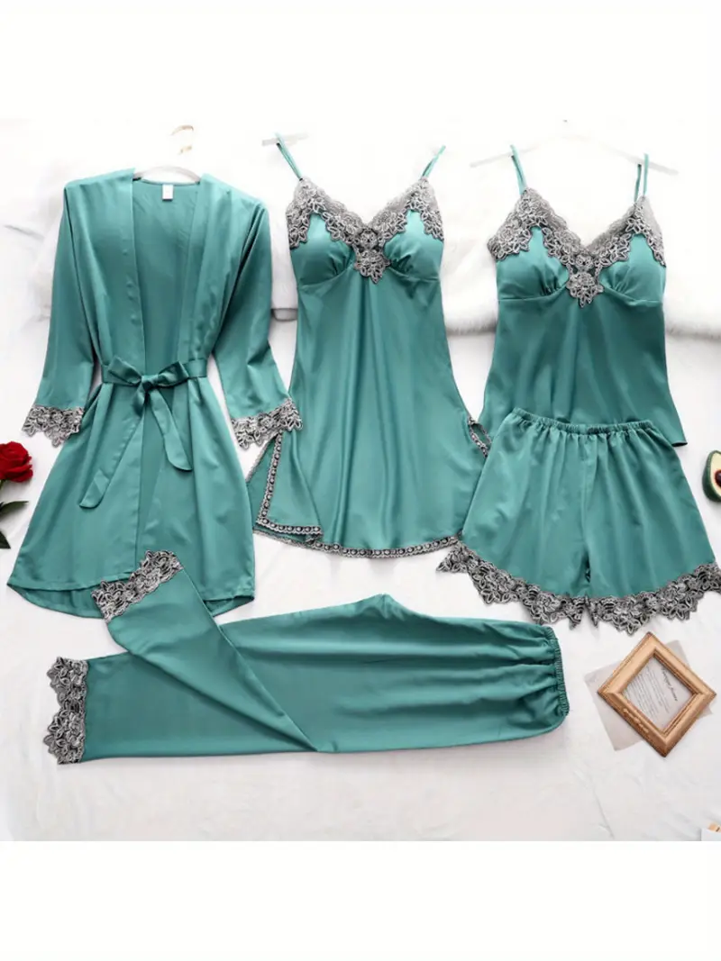 Luxurious Comfort Meets Sensual Style: 2025 Women's Plus Size Pajama Set!
