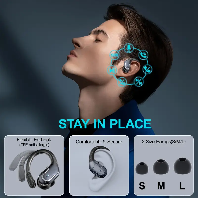 New Wireless Earbuds for Running & Sports – Secure Fit & Pure Bass Sound