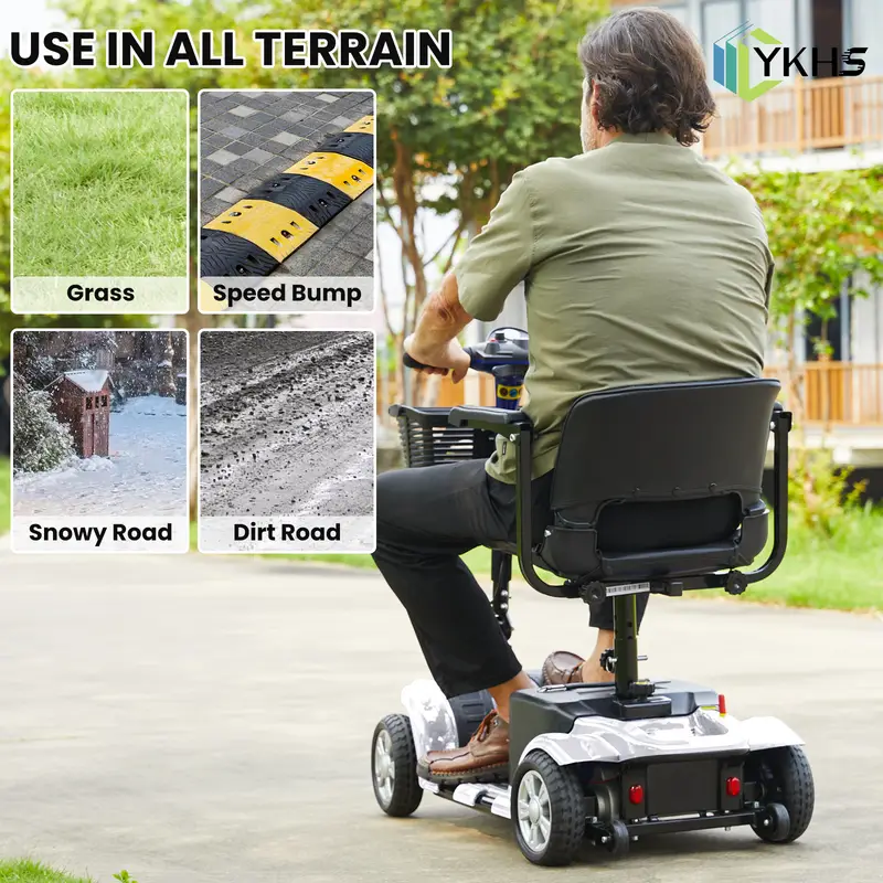 Premium Mobility Solution: 4-Wheel Electric Scooter for Enhanced Independence!