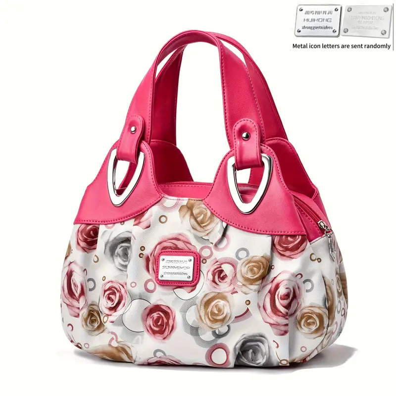 Elegant & Practical: The 2024 Floral Tote Bag for Everyday Sophistication!