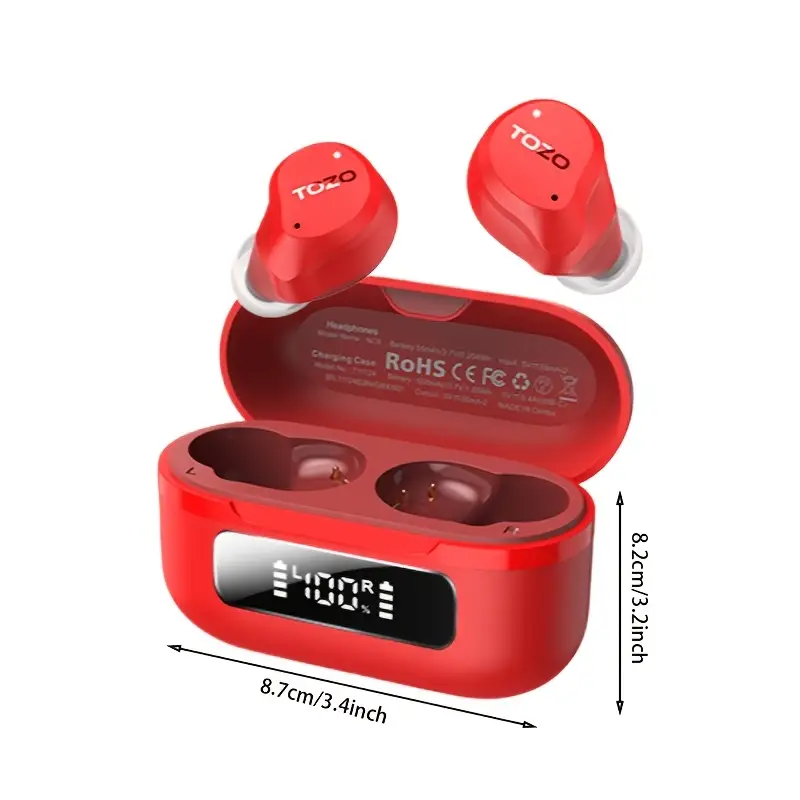 Next-Gen AI Earbuds: Smart Noise-Canceling with 6-Mic HD Calls & 59-Hour Playback