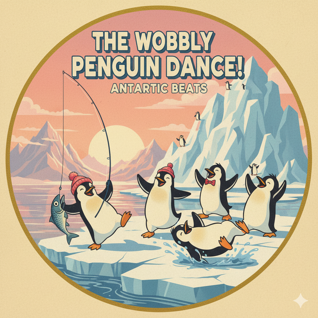 The Wobbly Penguin Dance! Poster and two Songs Tracks attached!
